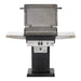 Performance Grilling Systems T40 Gas Grill with Black Pedestal and Base, Hood Open