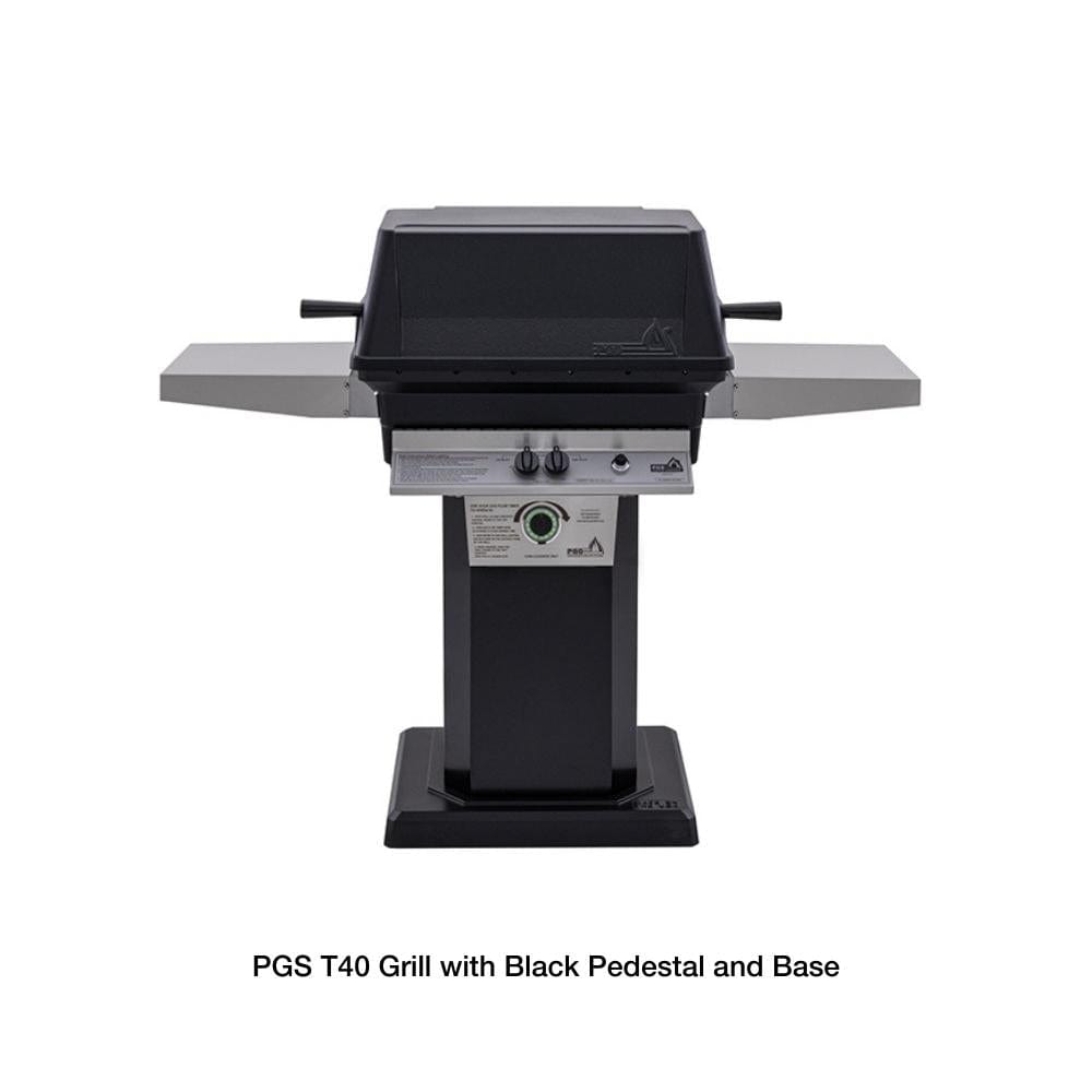 Performance Grilling Systems T40 Gas Grill with Black Pedestal and Base