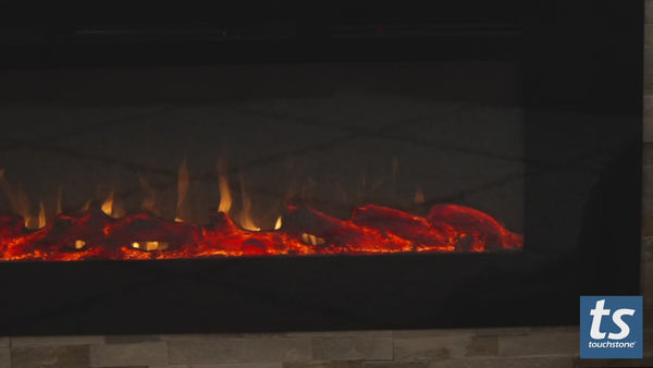 Touchstone Sideline 60-Inch Recessed Electric Fireplace