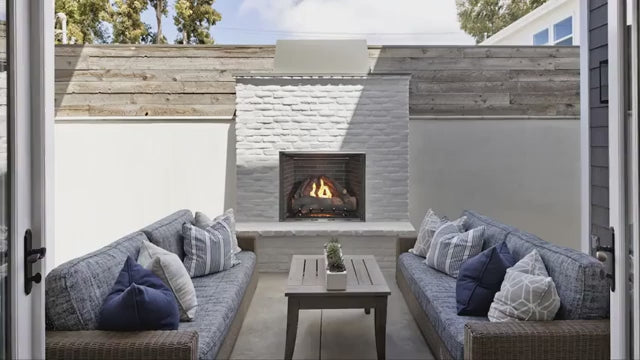 Majestic Courtyard Gas Fireplace - New and Improved