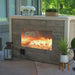 Video of Outdoor Greatroom Ready To Finish Outdoor Gas Fireplace on a Patio