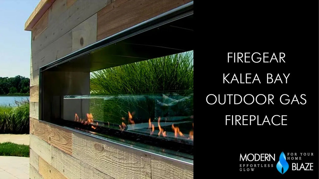 Firegear Kalea Bay Outdoor Gas Fireplace