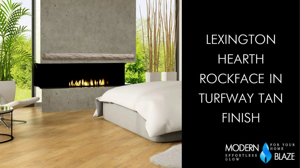 Lexington Hearth Rockface Mantel Shelf - Turfway Tan