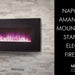 Napoleon Amano Wall Mounted/Free Standing Electric Fireplace