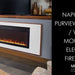 Napoleon PurView Built-in Wall Mounted Electric Fireplace