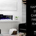 Napoleon Stylus Cara Elite Electric Fireplace Features