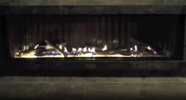 Empire Boulevard 60-inch Linear Direct-Vent Fireplace