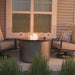 The Outdoor GreatRoom Company- Edison 41' Round Gas Fire Pit Table