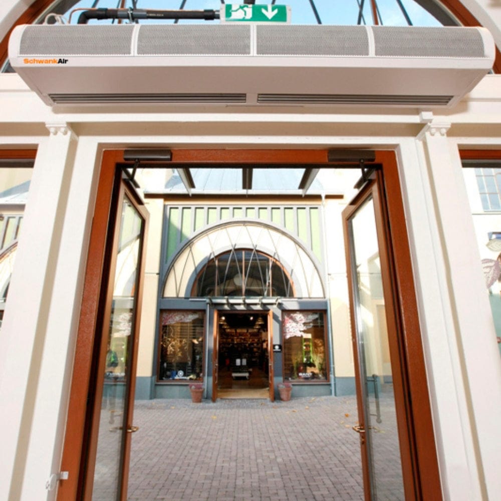 Schwank Breeze8 Wall-Mounted Air Curtain With Heat at a mall