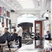 Schwank Select10 Wall-Mounted Air Curtain at a barber shop