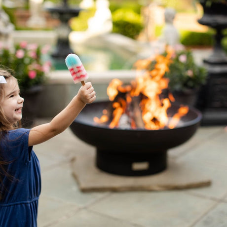 4th of july with the seasons fire pits elliptical steel fire pit