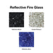 Reflective Fire Glass Color Options