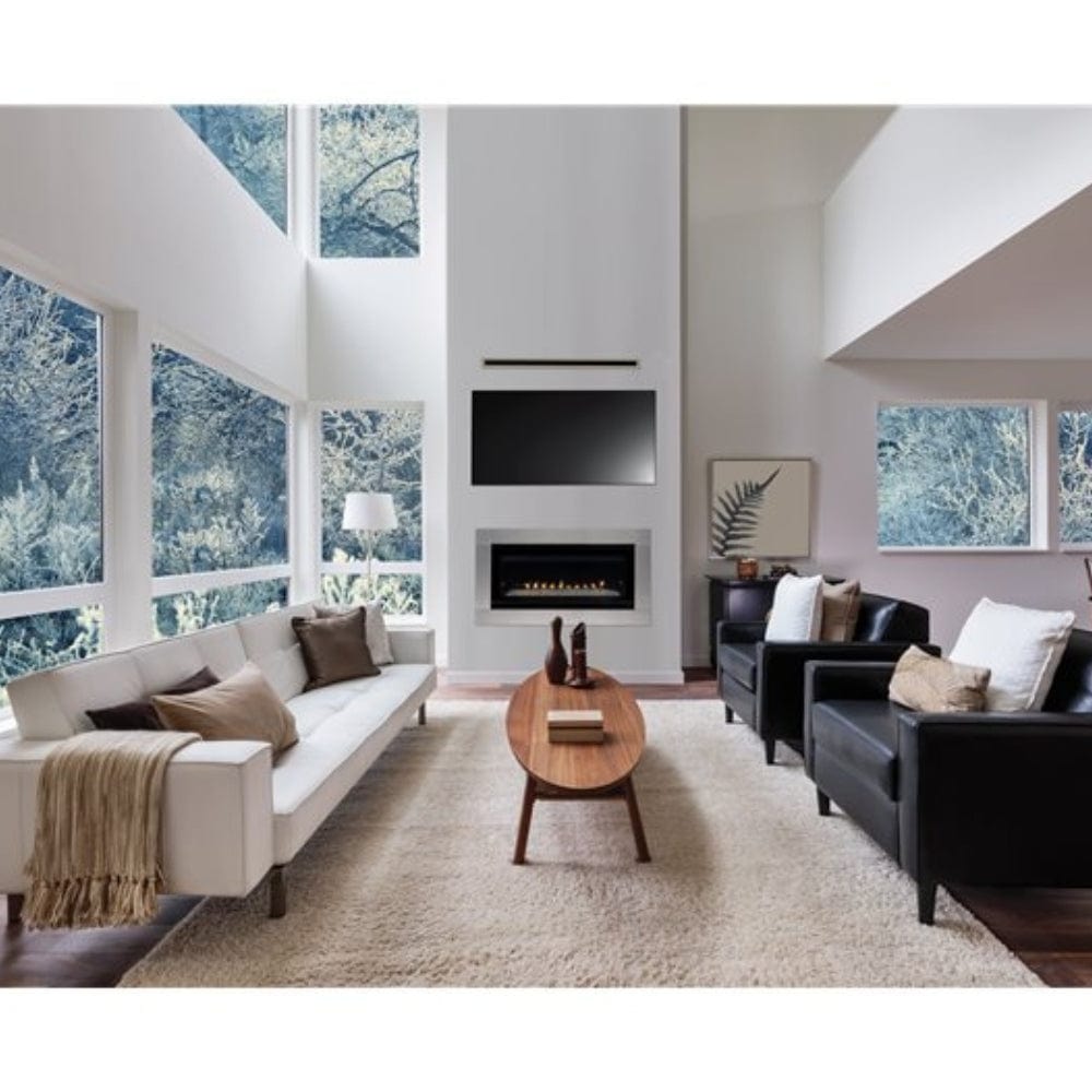 Superior VRL3000 Ventless Gas Fireplace in a contemporary living room