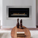 Superior VRL3000 Ventless Gas Fireplace with stainless steel surround