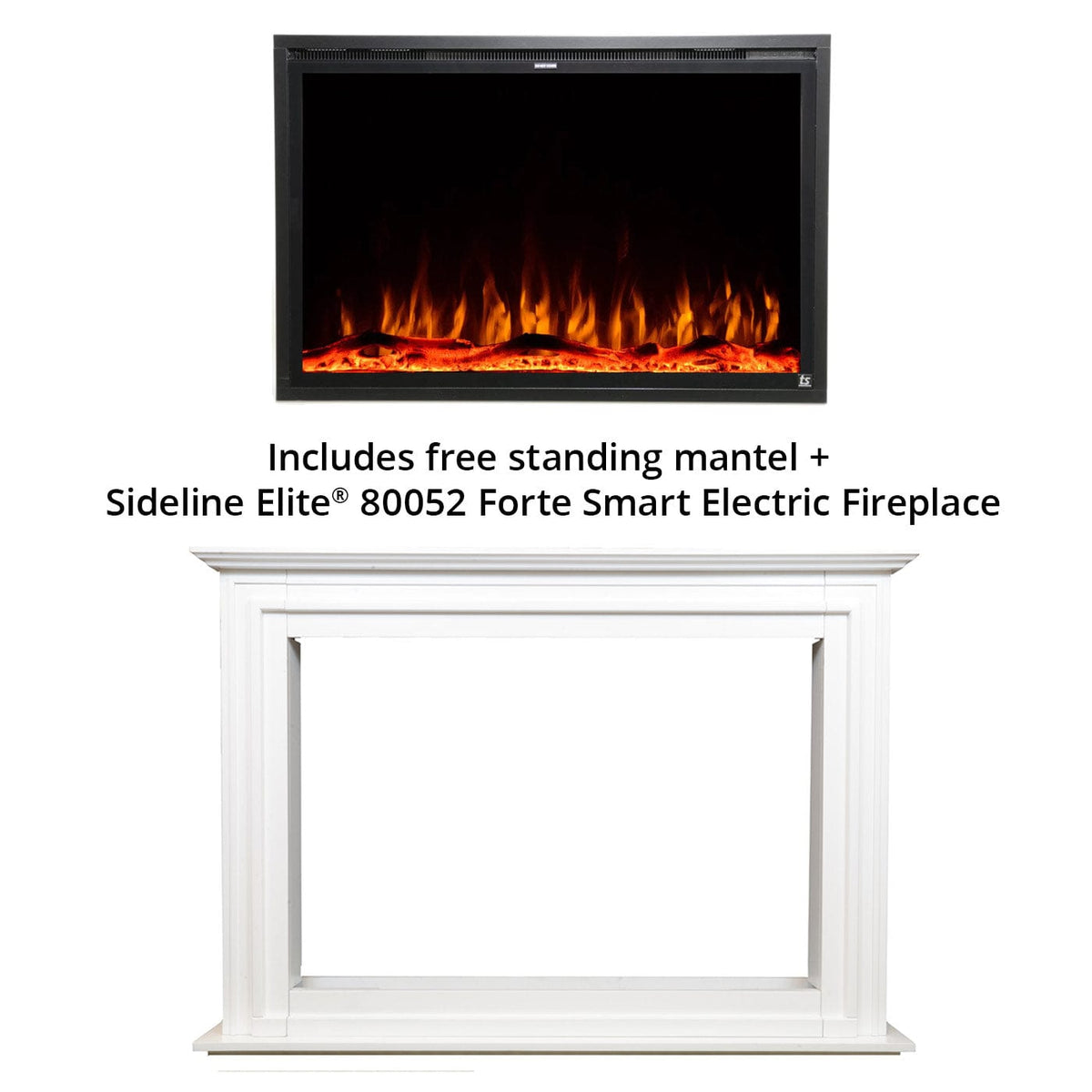 Touchstone Forte Elite 40-Inch Freestanding electric fireplace