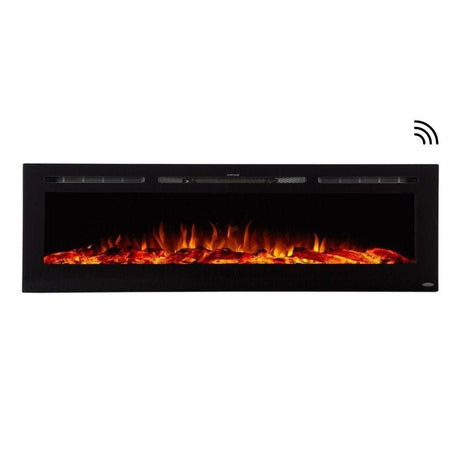 Touchstone Sideline 72-Inch Recessed Smart Electric Fireplace (#80015)