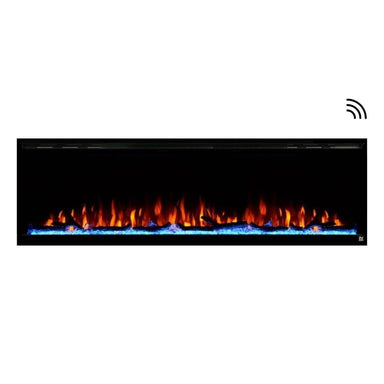 Touchstone Sideline Elite Outdoor 60-Inch Recessed/Wall Mounted Smart Electric Fireplace, No Heat (80049)
