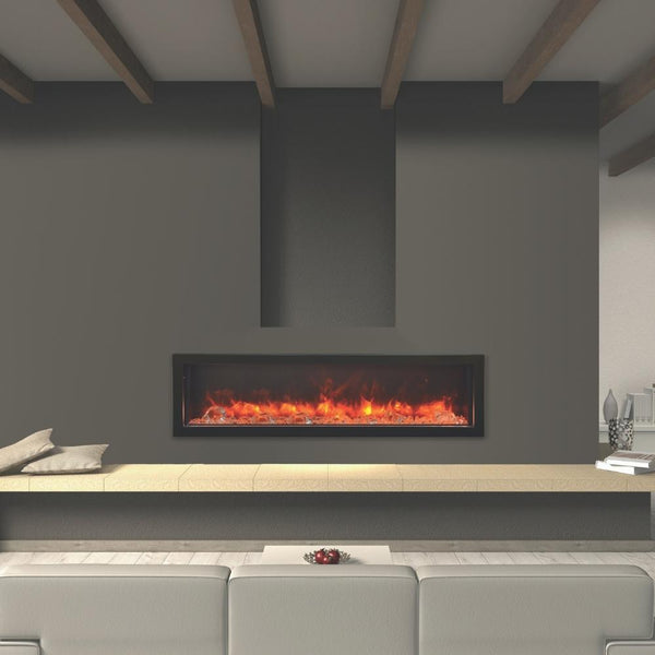 Amantii Panorama DEEP 60″ Electric Fireplace in Living Room