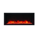 Amantii Panorama EXTRA SLIM 40″ - Built-in Electric Fireplace (BI-40-XTRASLIM) with red flame