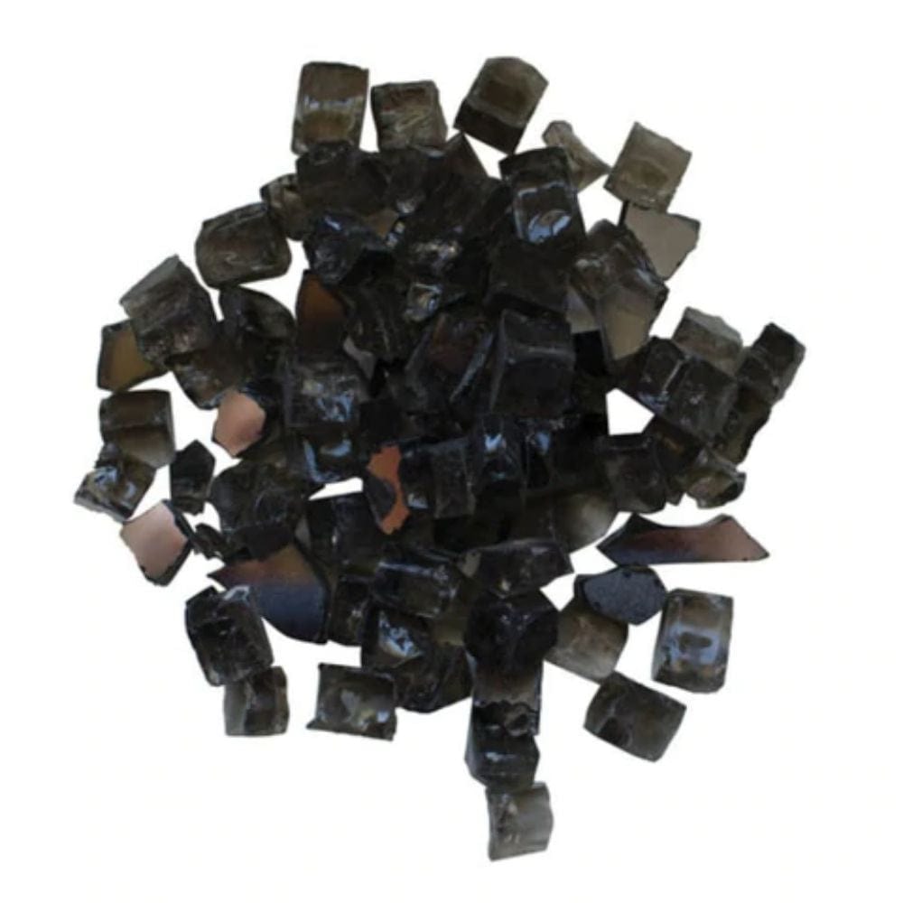 Reflective fireglass Dark Grey