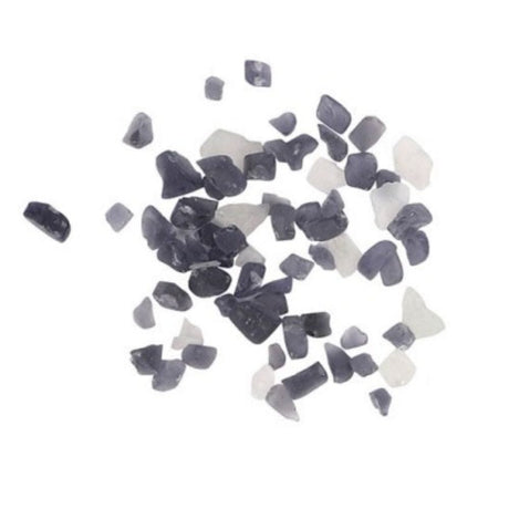 Smokey grey and white