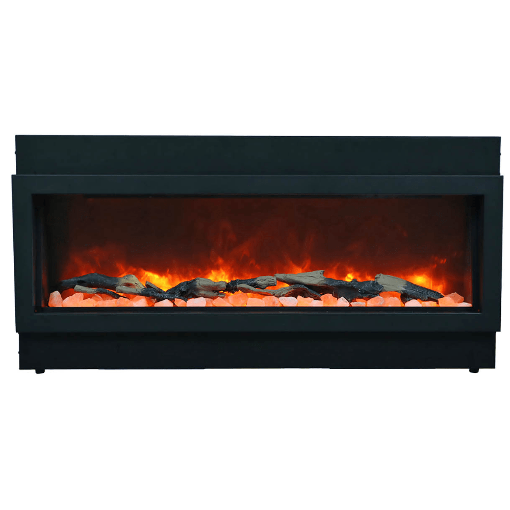 Amantii Panorama XT 72-Inch Indoor /Outdoor Electric Fireplace (BI-72-DEEP-XT) with Logs