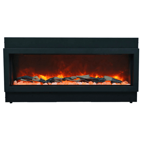 Amantii Panorama XT 72-Inch Indoor /Outdoor Electric Fireplace (BI-72-DEEP-XT) with Logs