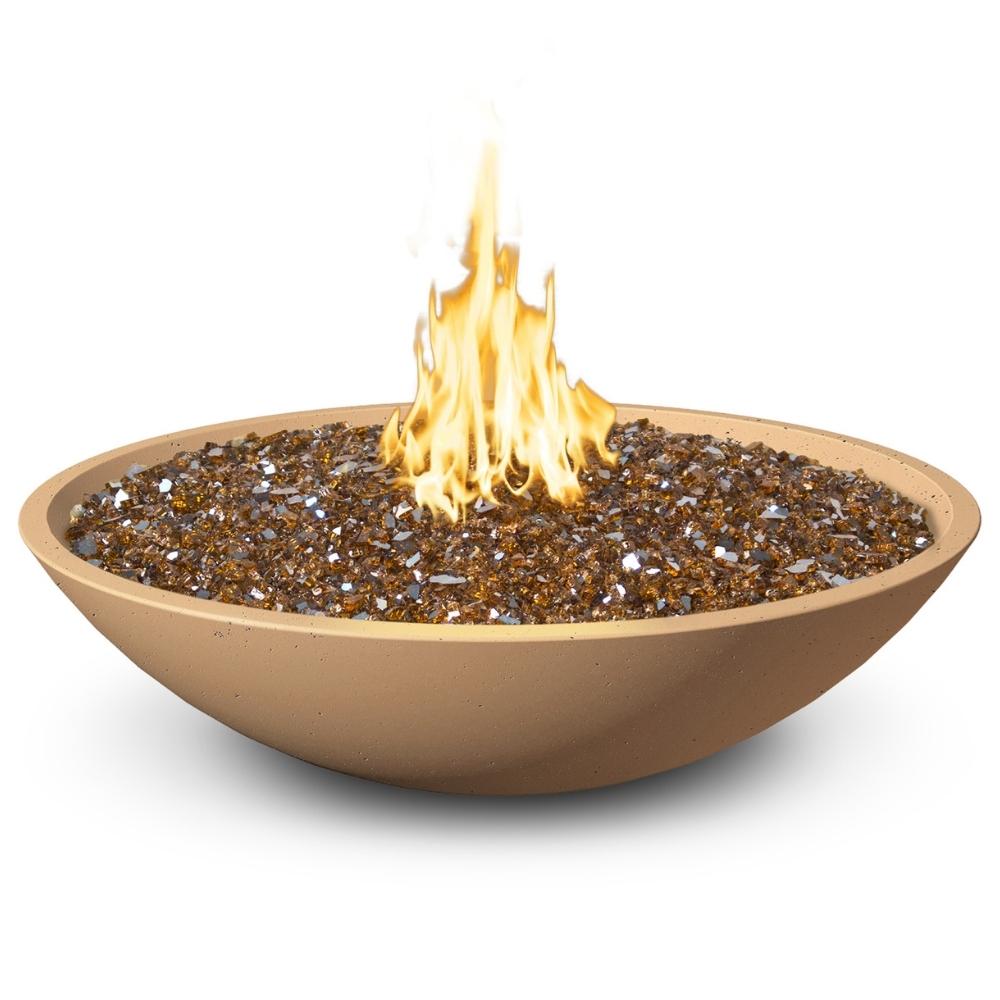 American Fyre Designs 40" Marseille Fire Bowl Outdoor Gas Fire Pit