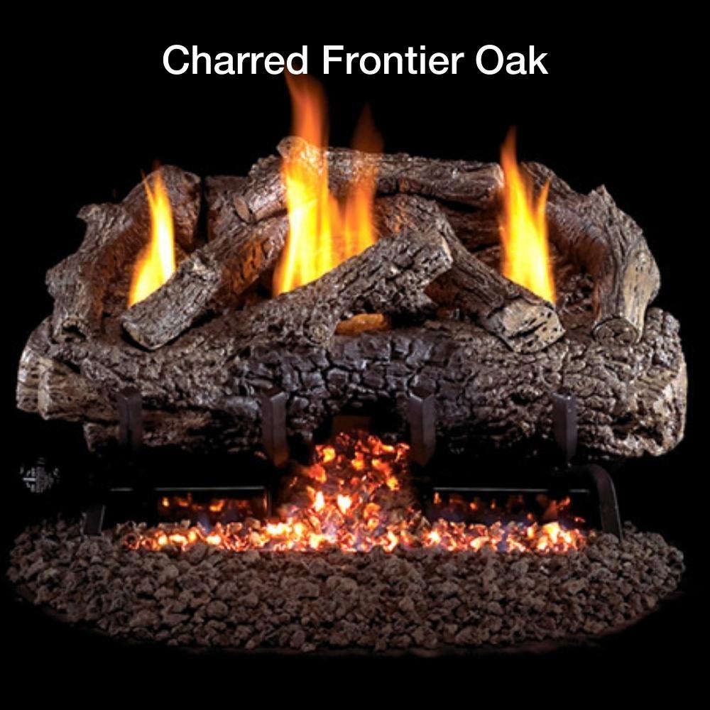 Charred Frontier Oak Gas Log Insert