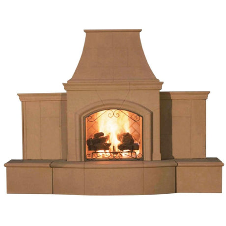 American Fyre Designs Grand Phoenix 113-Inch Free Standing Outdoor Gas Fireplace