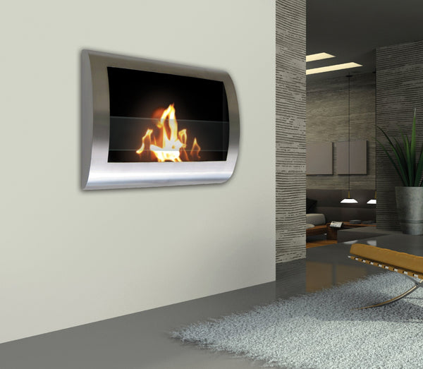 Ethanol Fireplace - Anywhere Fireplace Chelsea Wall Mounted Ethanol Fireplace