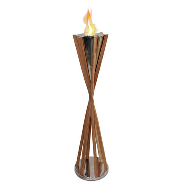 Anywhere Fireplace Southampton Teak Tall 50-Inch Gel Torch