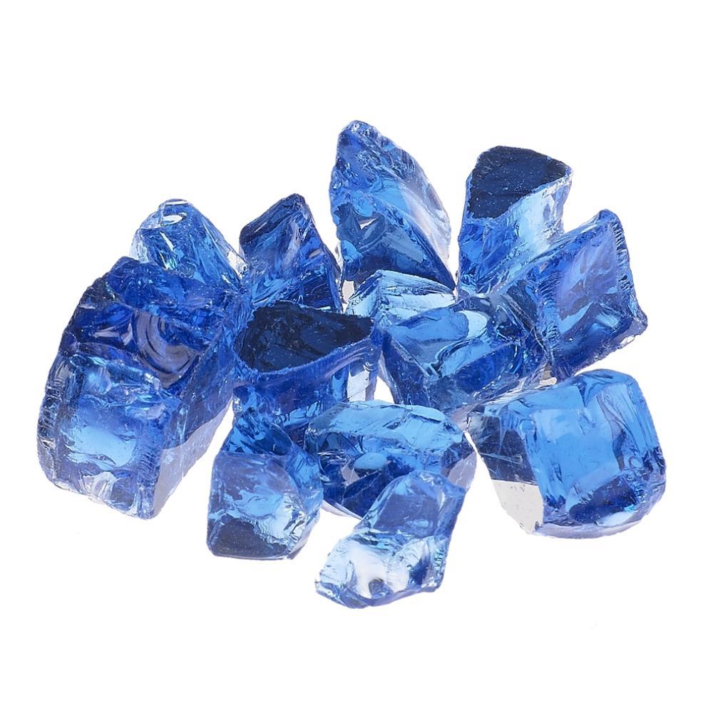 Athena 1/2″ Reflective Fire Glass Poseidon Blue