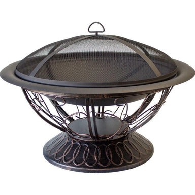 AZ Patio Heaters Scroll Design 30" Round Fire Pit (FT-022)