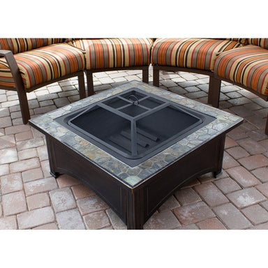 AZ Patio Heaters Slate Tile 30" Square Fire Pit (FTB-51161B)