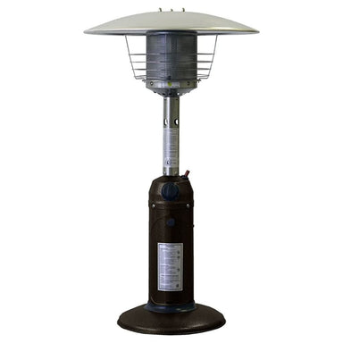 AZ Patio Heaters Hiland Hammered Bronze Tabletop Propane Patio Heater HLDS032-CG