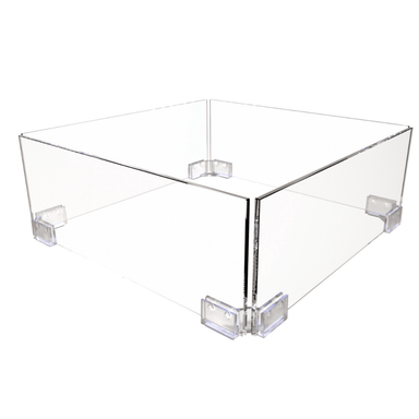 Blinde Design Fire Screen for Fire Table, 21" Square
