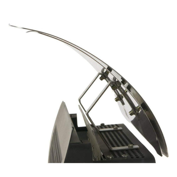 Bromic Heat Deflector for Tungsten Smart-Heat™ Gas Heaters Side View