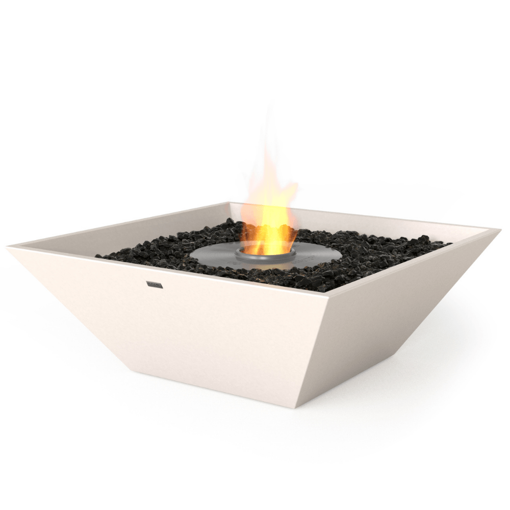 EcoSmart Bone Fire Nova 850 33" Concrete Ethanol Fire Bowl with Stainless Steel Burner