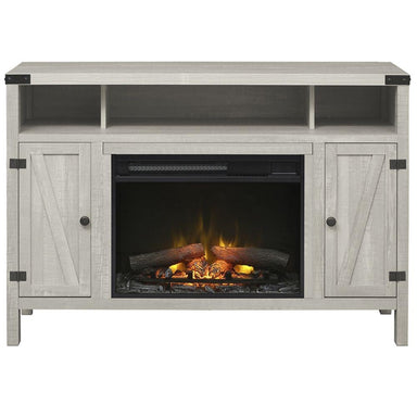 Dimplex Sadie Media Console with Electric Fireplace for 43-Inch TV in Silver Elm finish