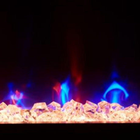 Color Cygling  options for Dimplex Winslow Curved Wall Mounted/Tabletop Electric Fireplace