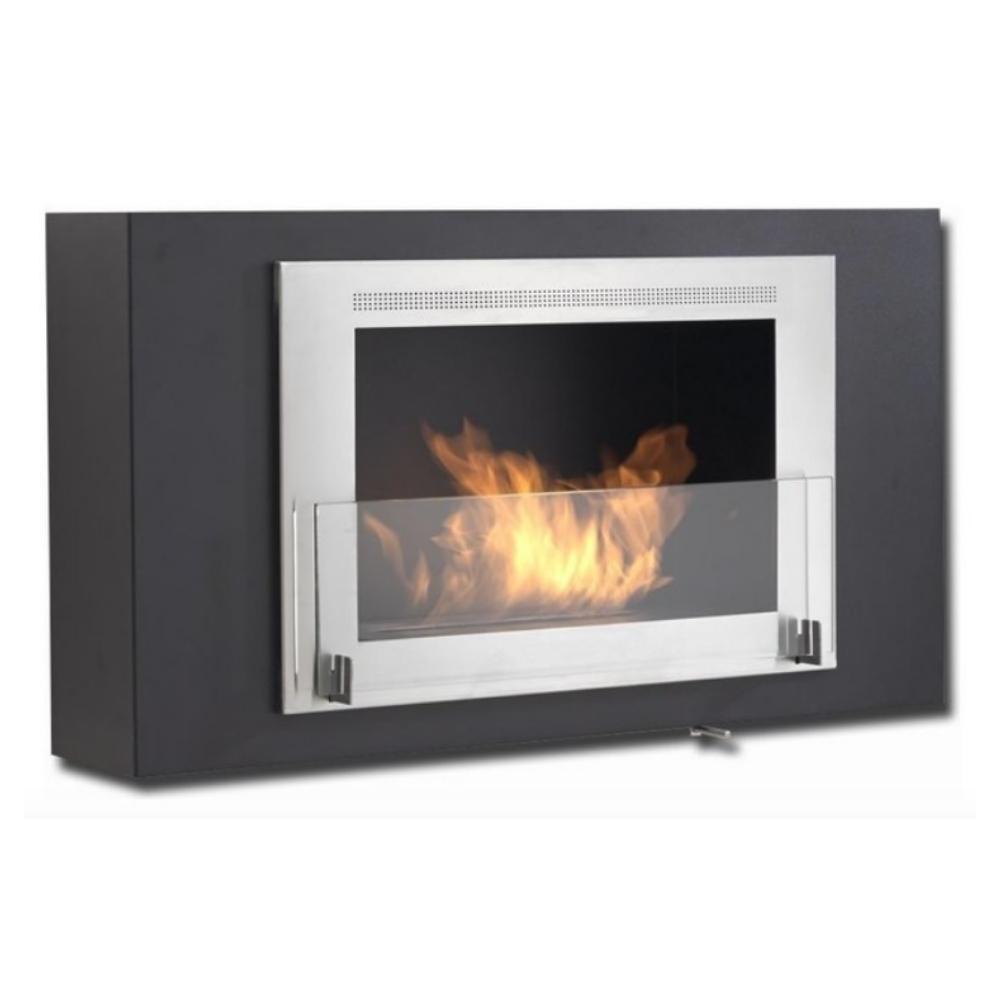 Eco-Feu Brooklyn, Beige 21" UL Listed Wall Mounted / Built-in Ethanol Fireplace