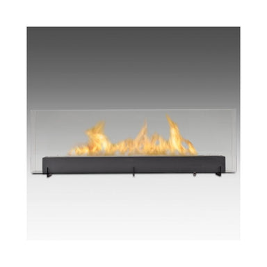 Eco-Feu Vision III 51-Inch Free Standing Ethanol Fireplace in Black