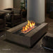Cosmo 50 Rectangular Fire Pit Table in Waiting Room