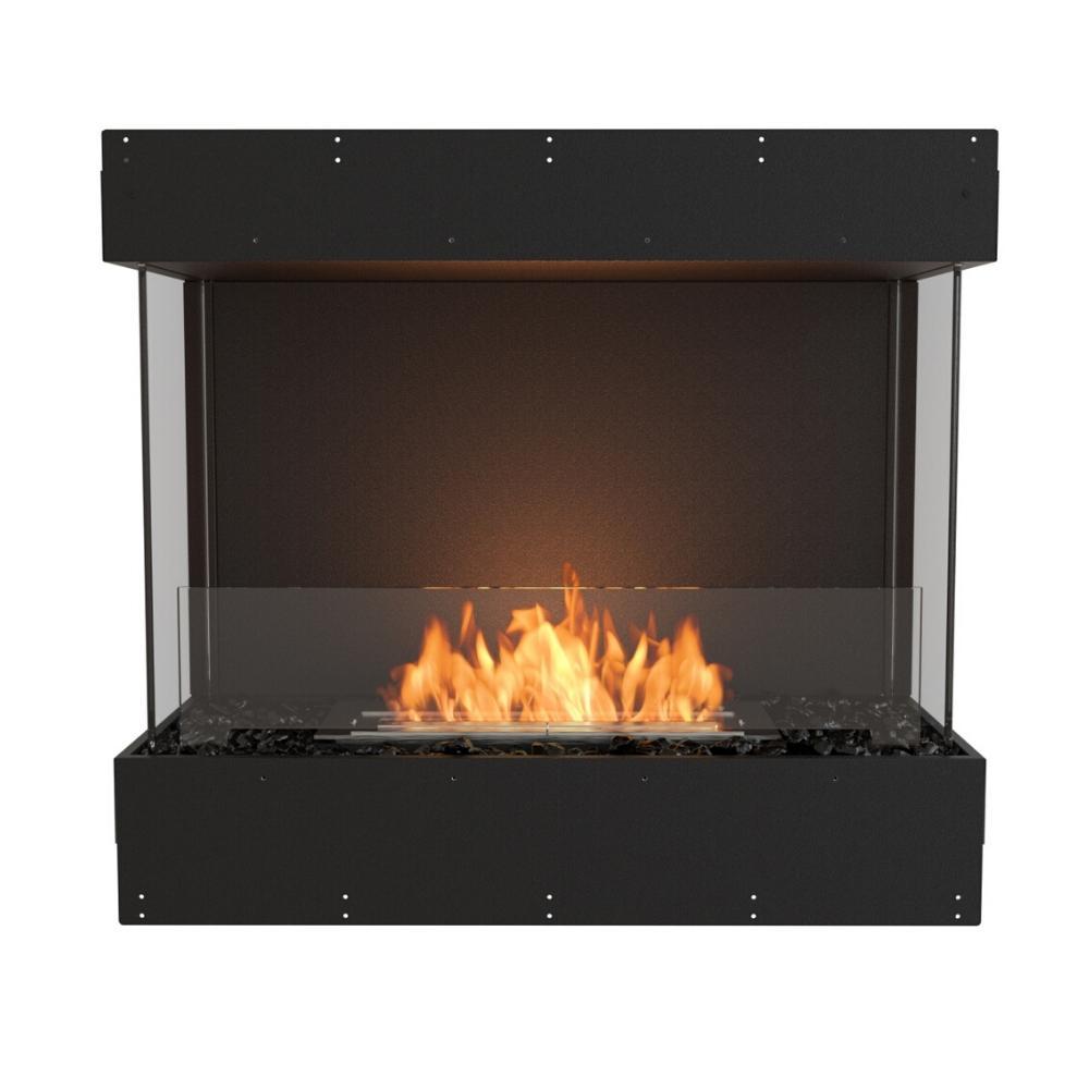 EcoSmart Fire Flex Bay 35" 3-Sided Built-in Ethanol Firebox