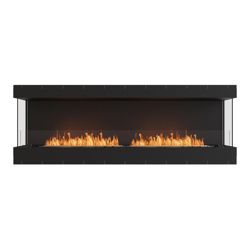 EcoSmart Fire Flex Bay 86" 3-Sided Built-in Ethanol Firebox