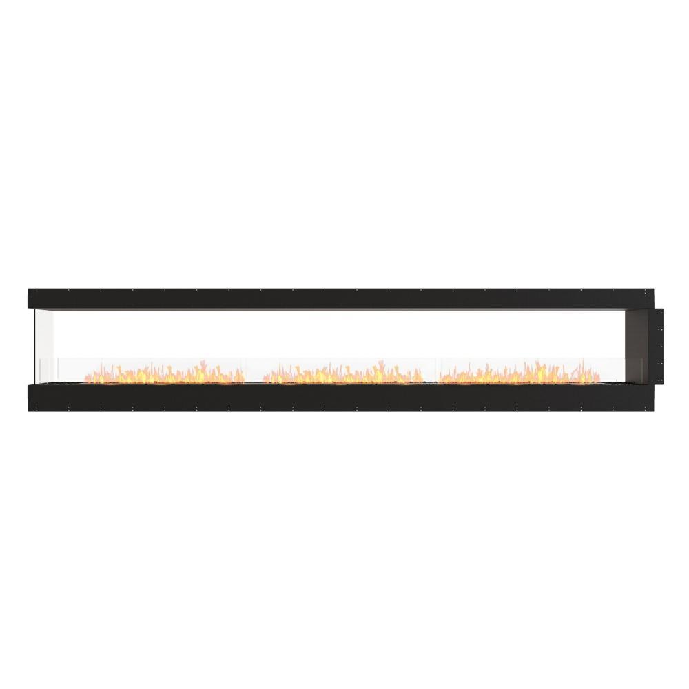 EcoSmart Fire Flex Peninsula 160" Built-in 3-Sided Ethanol Firebox