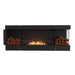 EcoSmart Fire Flex 78" Right Corner Built-in Ethanol Firebox with Decorative Boxes Both Sides