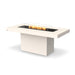 EcoSmart Fire Gin 90 Bar 52" Rectangular Concrete Fire Pit Table in Bone