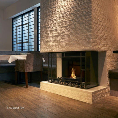 EcoSmart Fire Grate 18 in a Fireplace